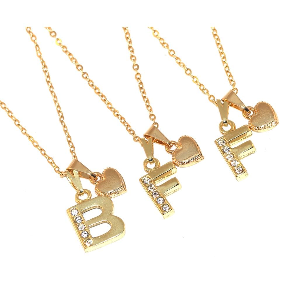 Colares 3 Best Friends Forever Minhas Amigas Folheado 18k