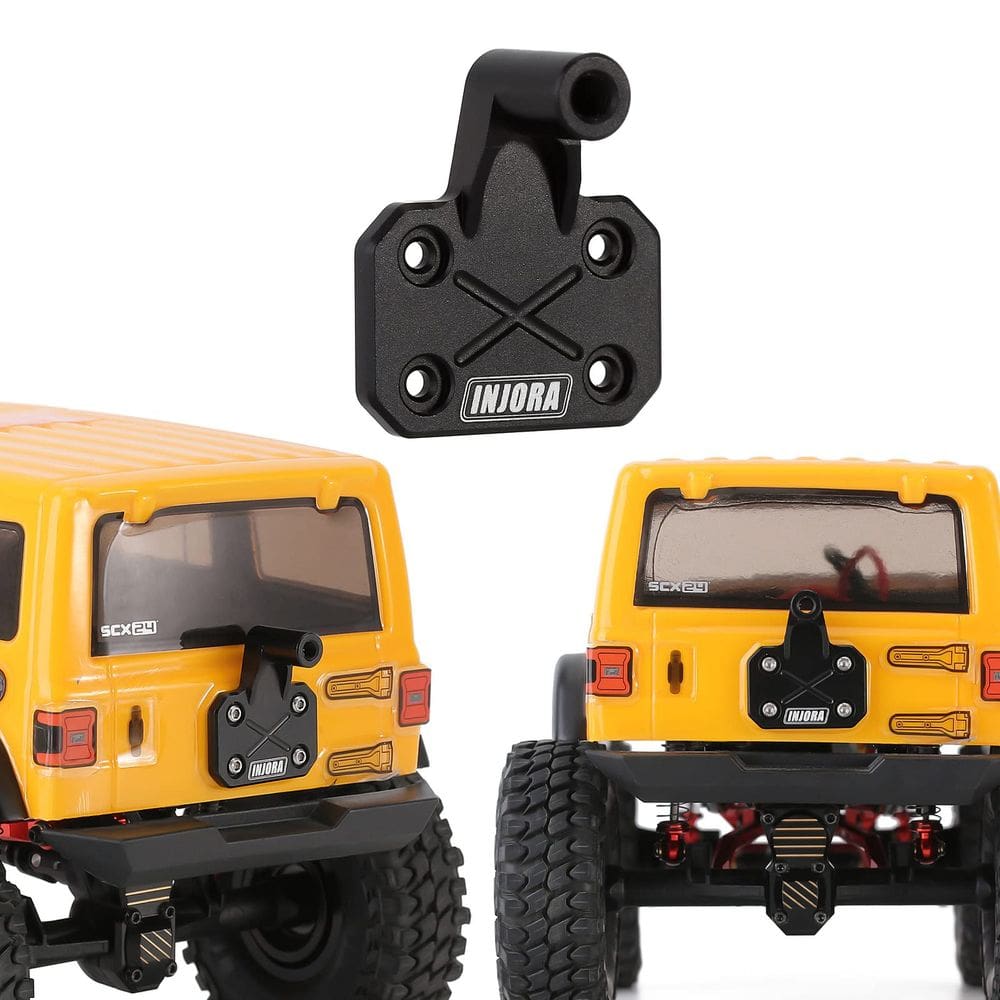 Suporte de montagem em roda Spare Tire Carrier para Axial SCX24 JLU