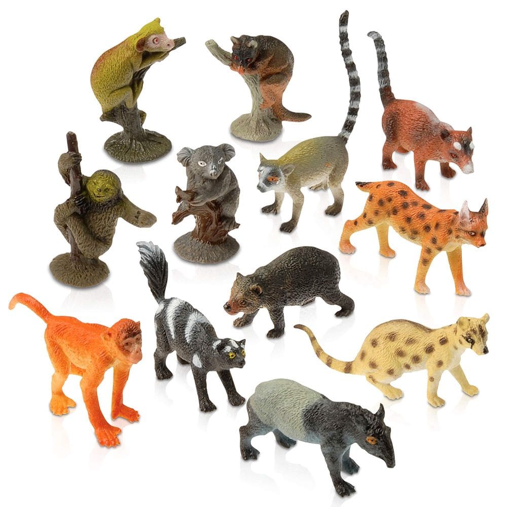 Conjunto de estatuetas ArtCreativity Rainforest, pacote com 12 para crianças