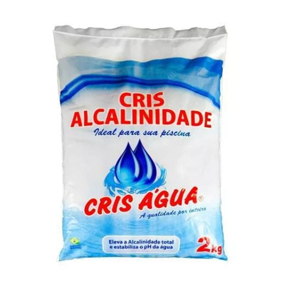 Elevador De Alcalinidade Bicarbonato De Sódio Cris Água 2 Kg