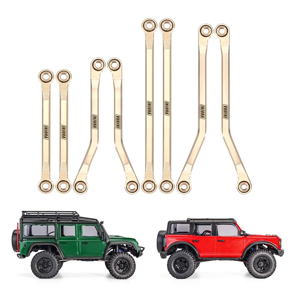 Conjunto de links de chassi INJORA para TRX4M Defender Bronco 1/18 RC Crawler