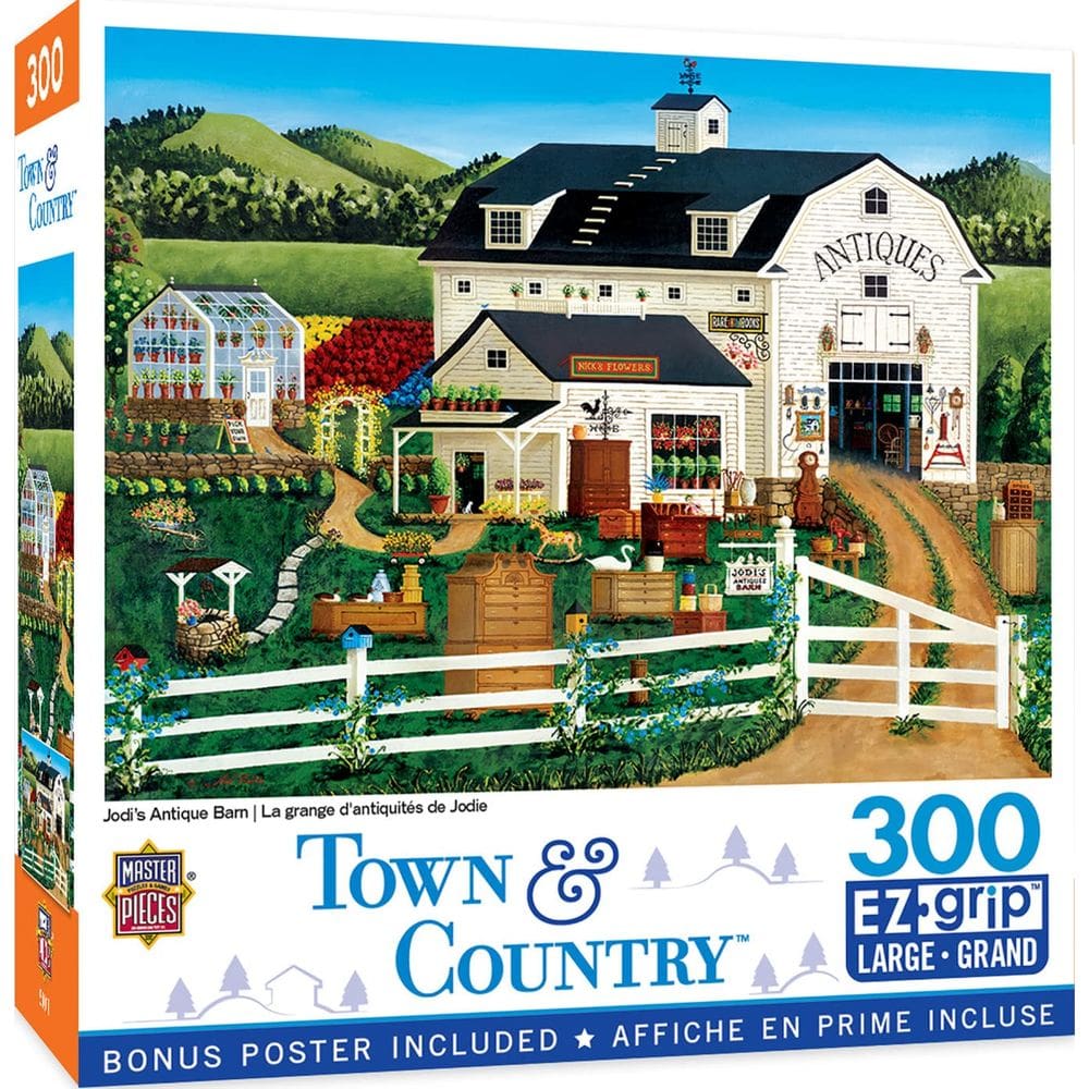 Obras-primas do quebra-cabeça Jodi`s Antique Barn 300 peças