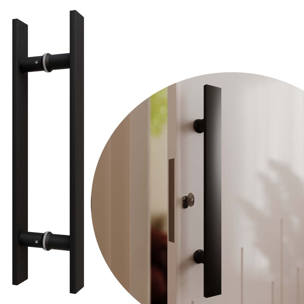 Puxador Para Porta IL4050 - Preto - 600x400mm