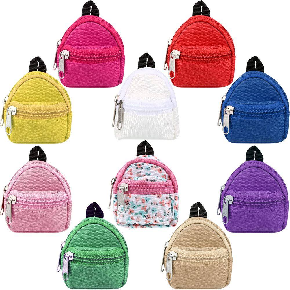 Mochilas para bonecas Skylety Mini Doll Zipper, 10 unidades por 10-25 cm