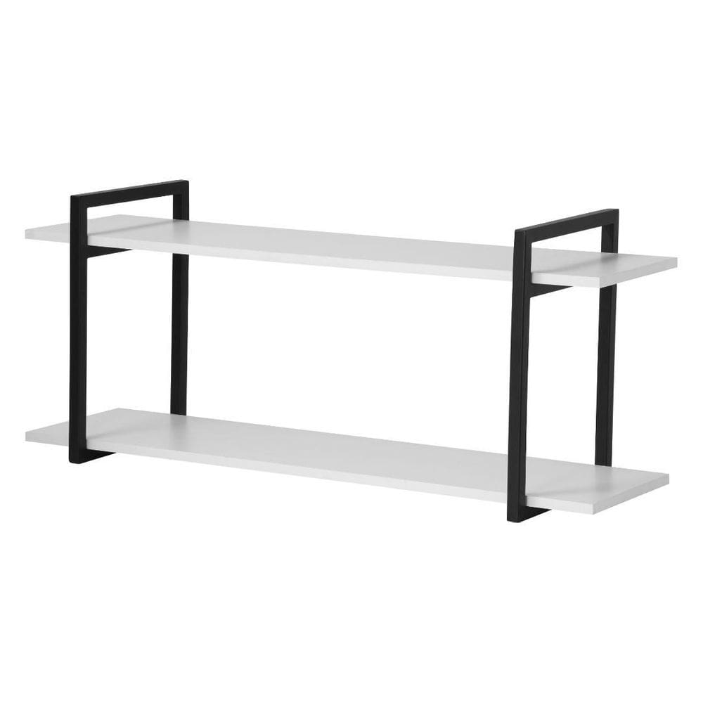 Nicho Cozinha Preto Com Prateleiras Branco 60Cm