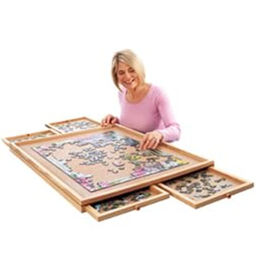 Quebra-cabeça de luxo Workspace Organizer com gavetas