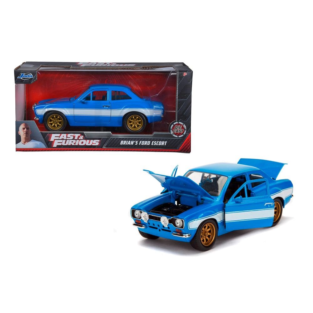 Diecast Car Jada Toys Fast & Furious 1:24 - Brian`s Ford Escort