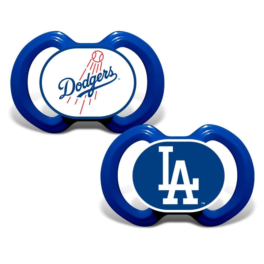 Pacote com 2 chupetas MasterPieces LAD2000 Los Angeles Dodgers