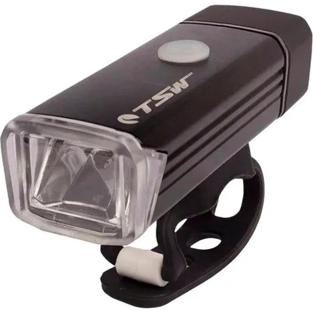 Farol Bike Tsw 180 Lumens Sinalizador Lanterna Led Preto