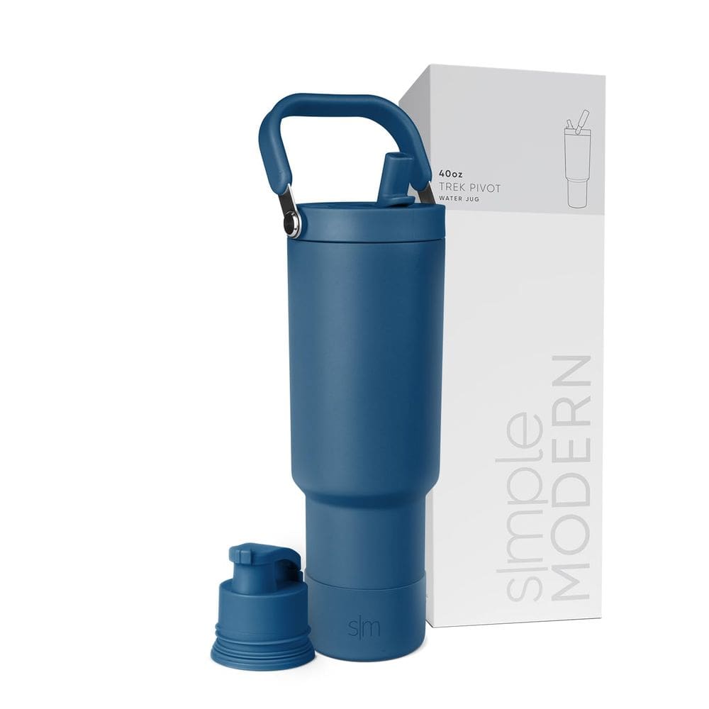 Garrafa de água Simple Modern Trek Pivot 1,2 L com alça