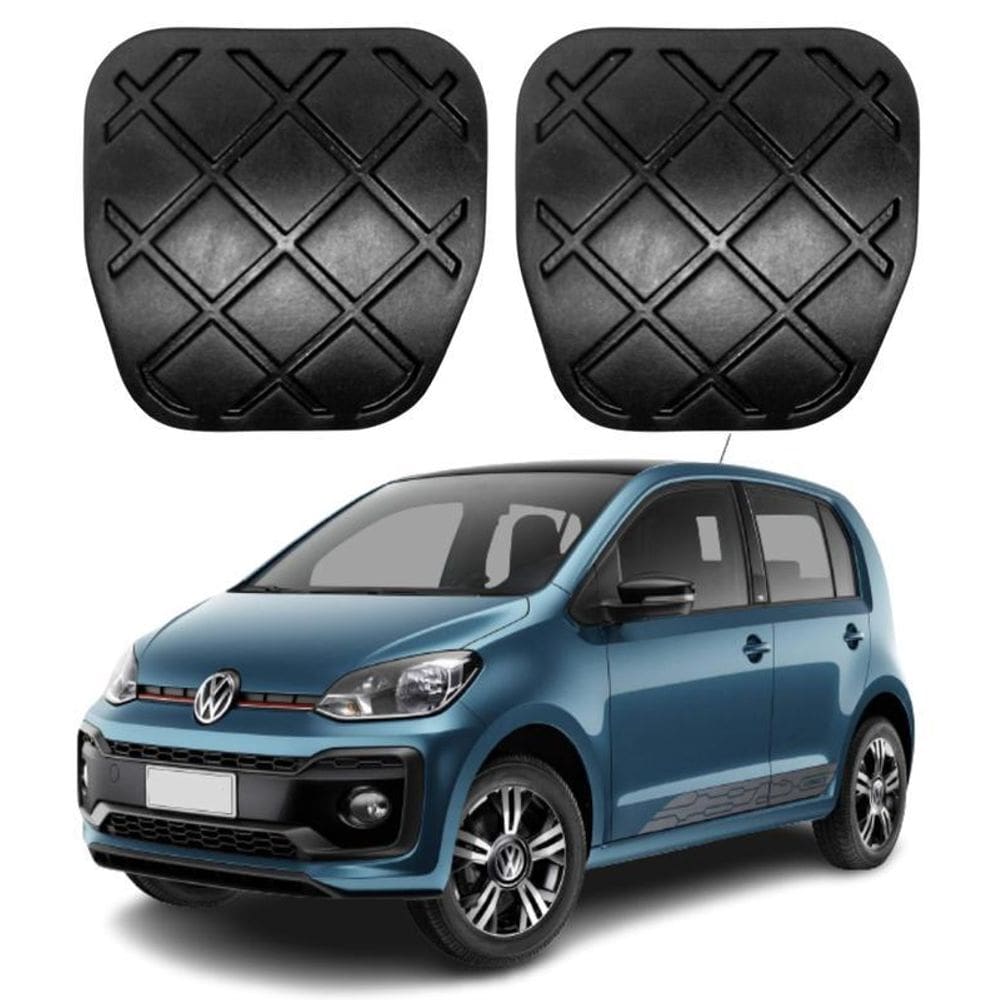 Kit Capa Pedal Embreagem E Freio Vw Up 14 Em Diante
