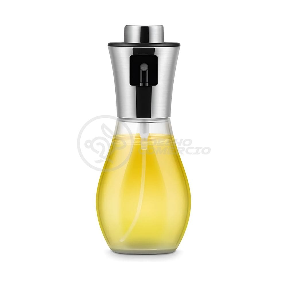 Spray de Cozinha Borrifador de Óleo Azeite e Vinagre Frasco de 200ml Aço Inoxidável