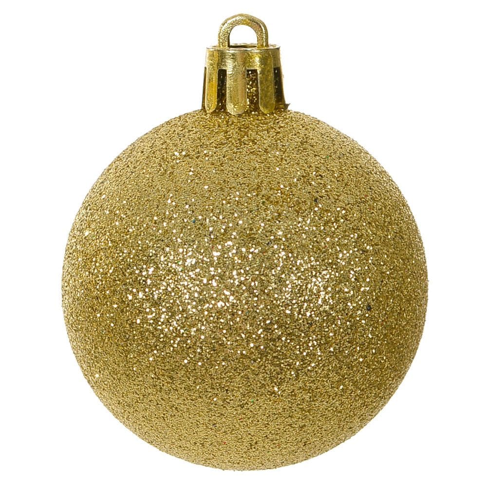 BOLA GLITTER BAG C/3 UND (DOURADO) 6cm