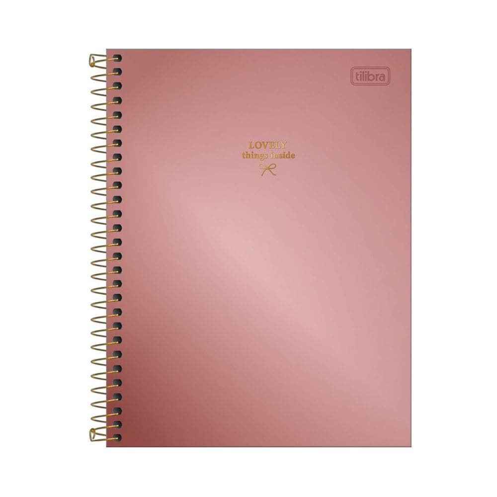 Caderno (COLEGIAL) Espiral West Village Metalizado 1 Matéria 80 Folhas Tilibra