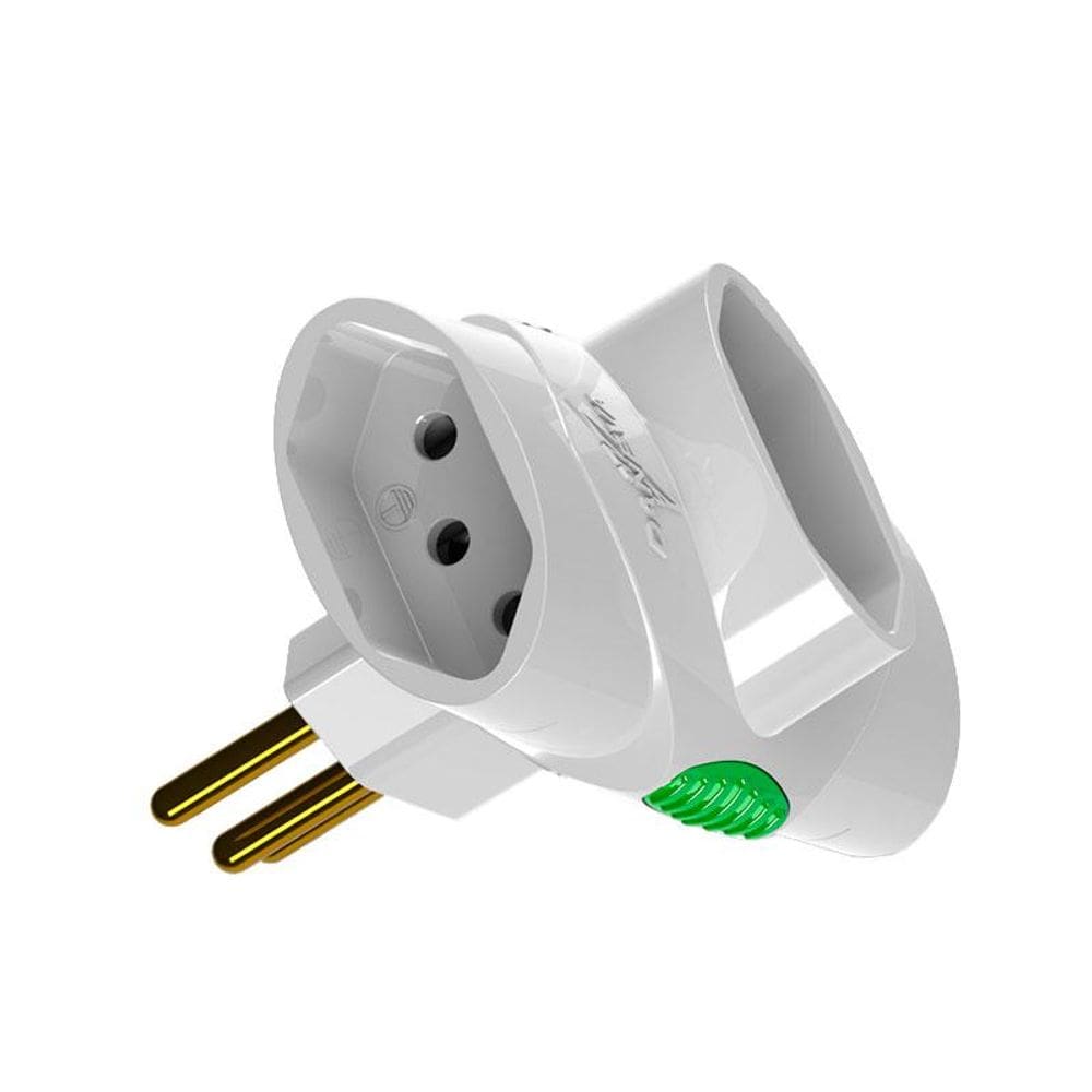 Adaptador p/ tomada 2P+T DN1676 Daneva
