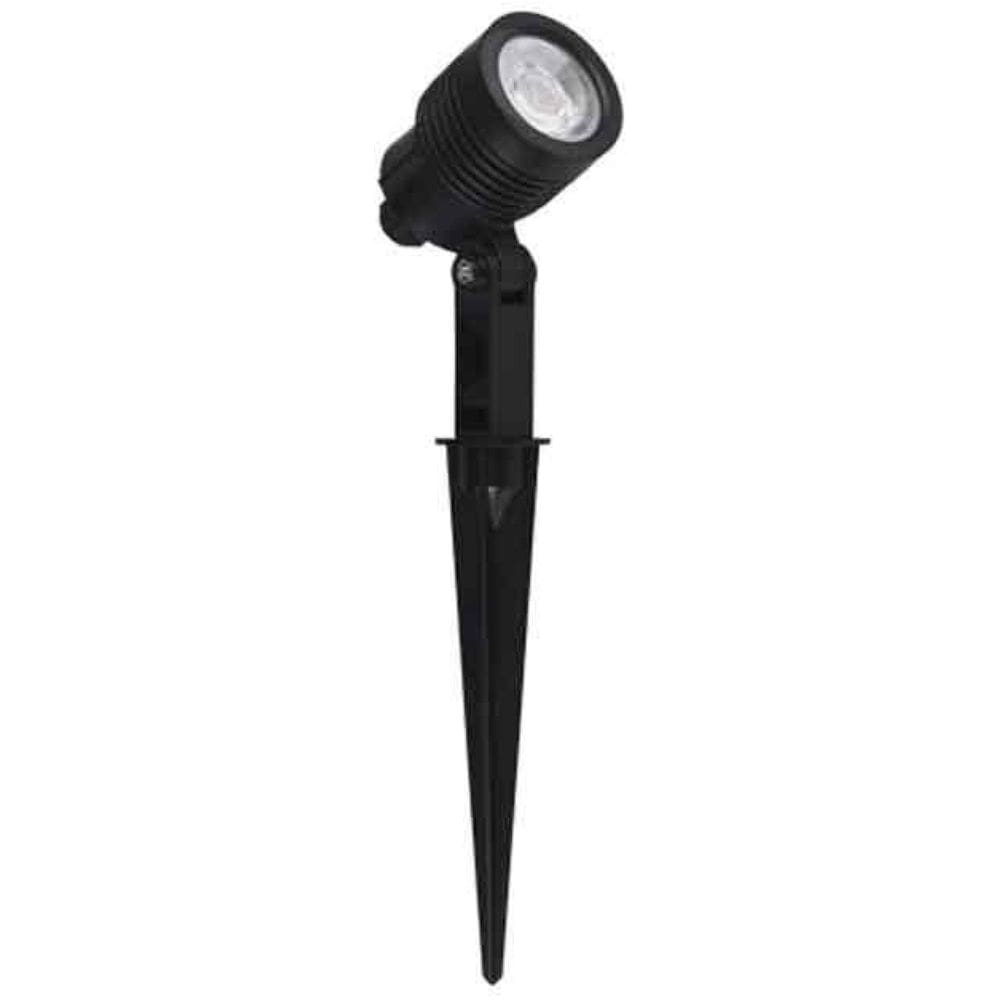 Refletor Espeto para Jardim Taschibra Noir LED MR11 3W 3000K