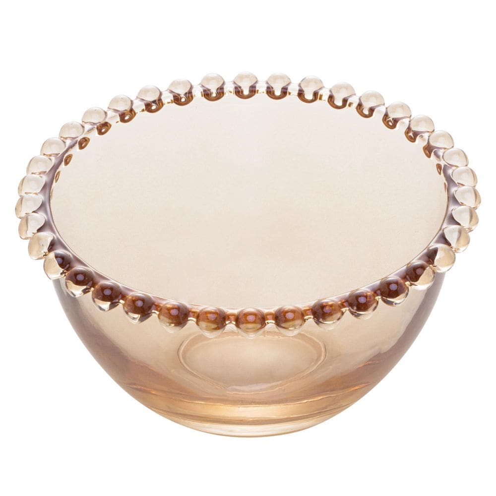 Conjunto 4 Bowls Cristal Pearl Âmbar 14X8Cm - Wolff