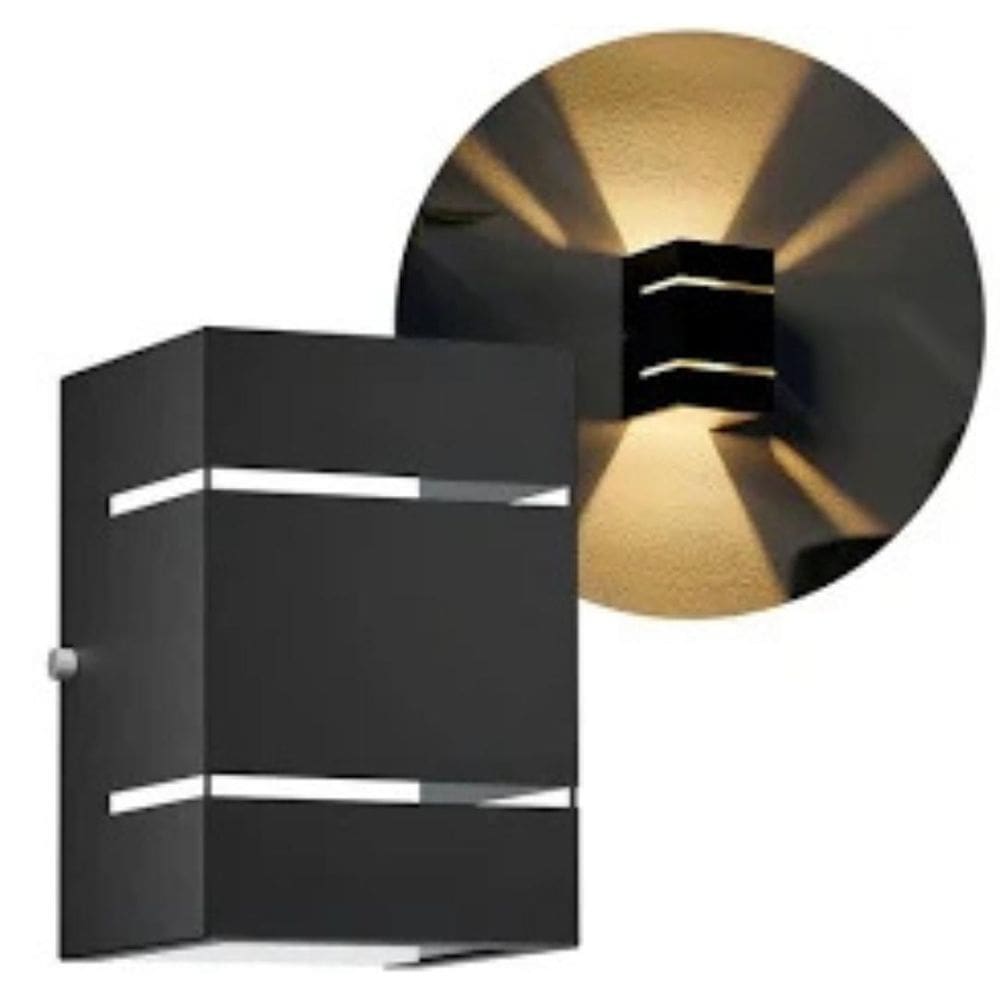 Arandela Preta Luxuosa Design Sofisticado Ambientes
