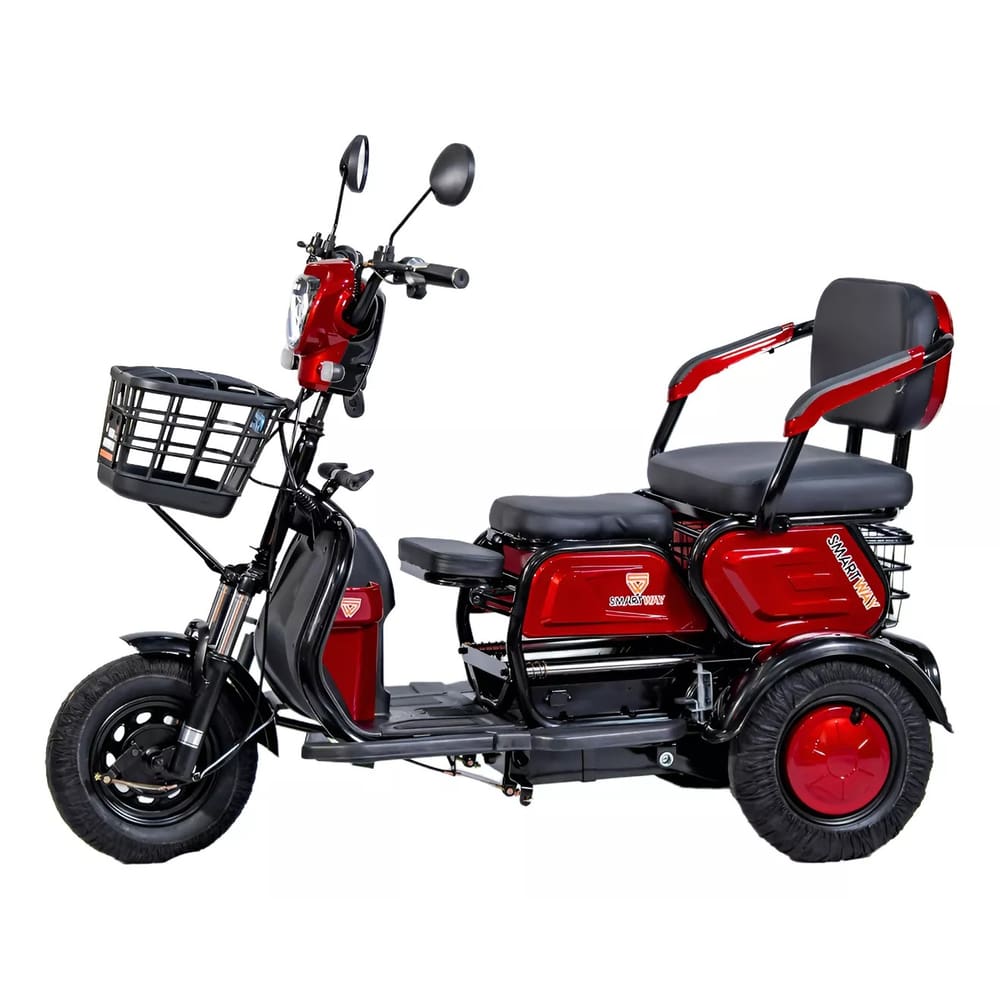 Triciclo Elétrico Power 600w Cadeira Recarregável Adulto Idoso