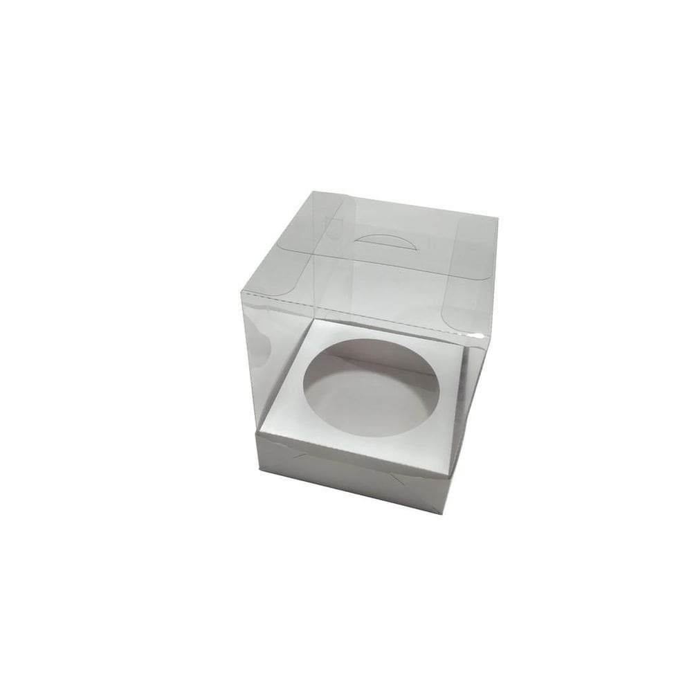 Caixa Para Panetone 100G Branco Kit 30Und
