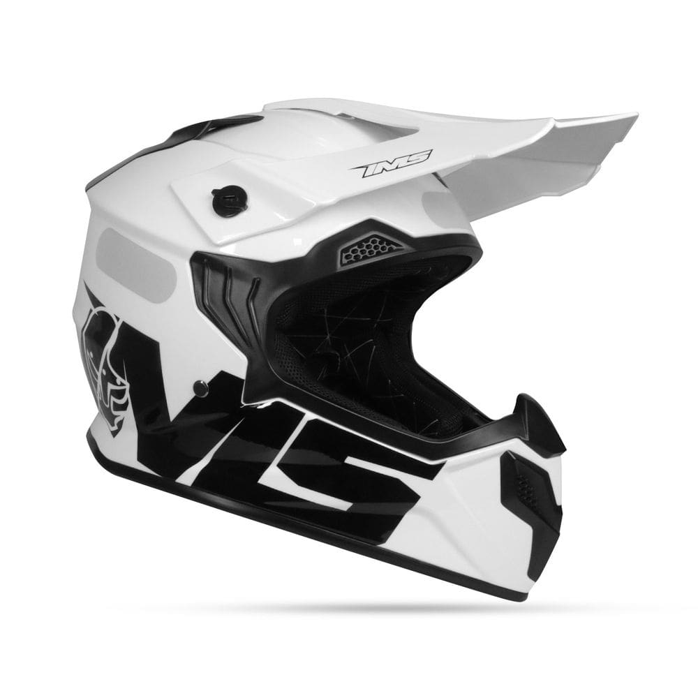 Capacete Infantil Ims Revo Branco/Preto