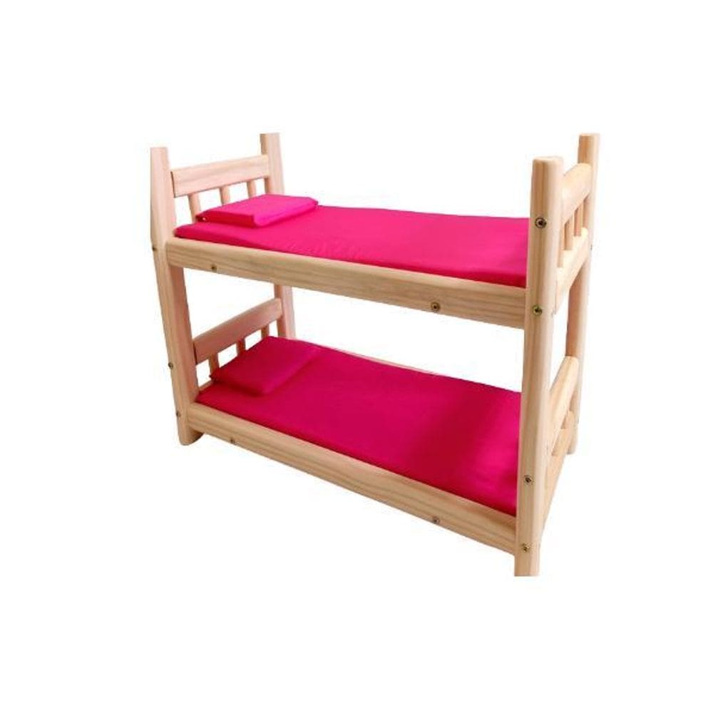 Beliche de Madeira Sonno - Pink - 60x50x31 cm