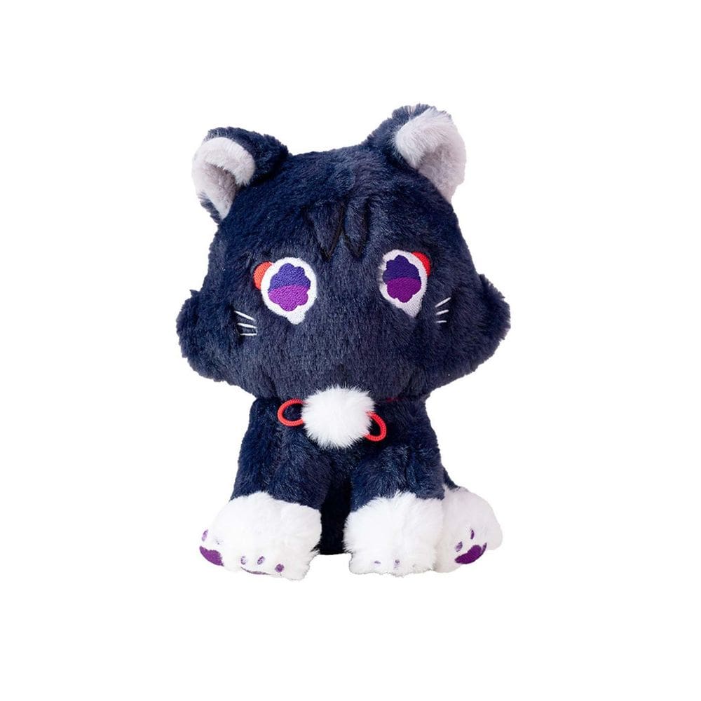 Almofada HUYMHTER Scaramouche cat Plush Wanderer Cat Decoration para presente de fãs de jogos Genshin Impact