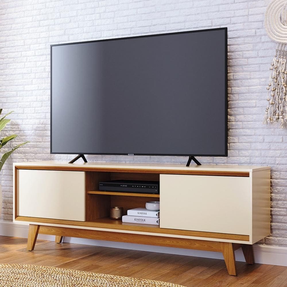 Rack Bancada 2 Portas Tvs até 65 polegadas Atlas