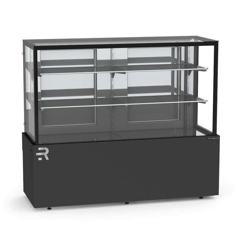 Vitrine Confeitaria Refrigerada Vanguard Top 1,45 Metros Preto CVTR1450 220V - Refrimate