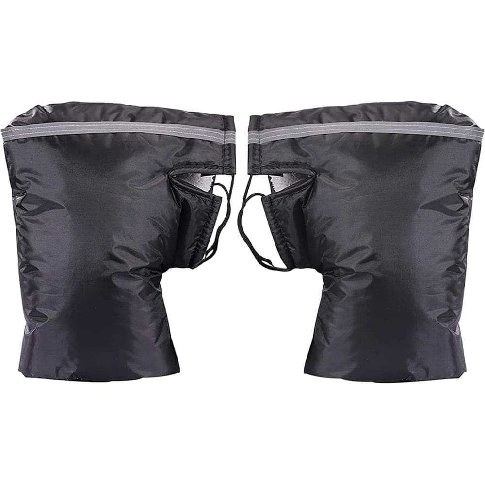 Luvas de guidão de motocicleta Muff à prova d`água para climas frios