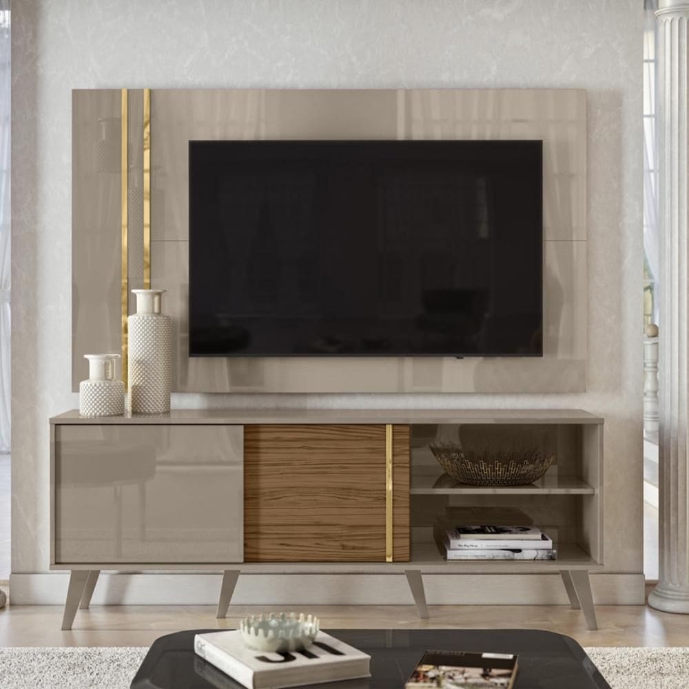 Rack Bancada e Painel para TV de 60 polegadas Cronos