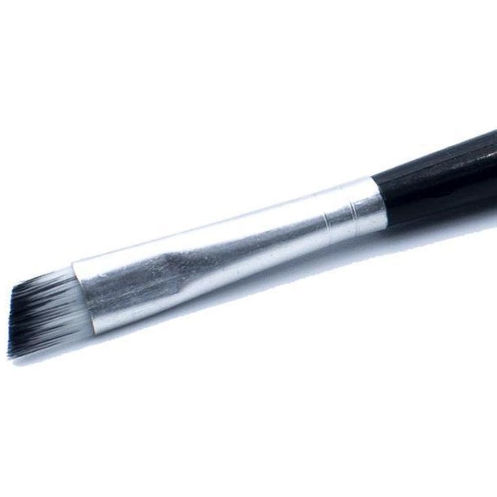Pincel Henna Sobrancelha Chanfrado Flexível Branco