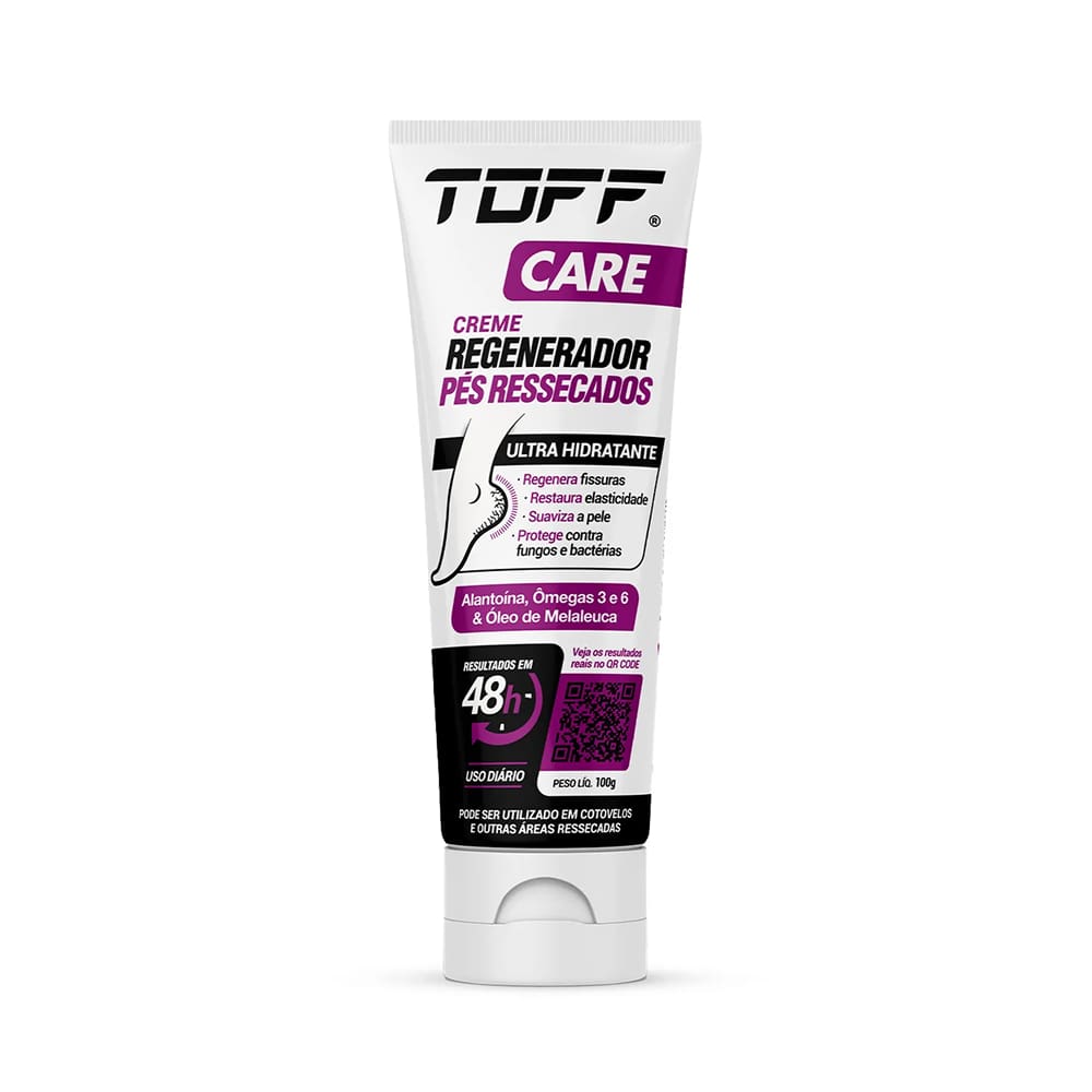 Creme regenerador para pés ressecados - TOFF
