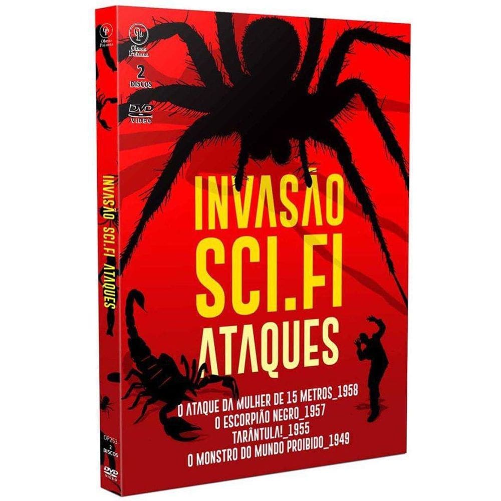 Dvd - Invasão Sci.Fi Ataques