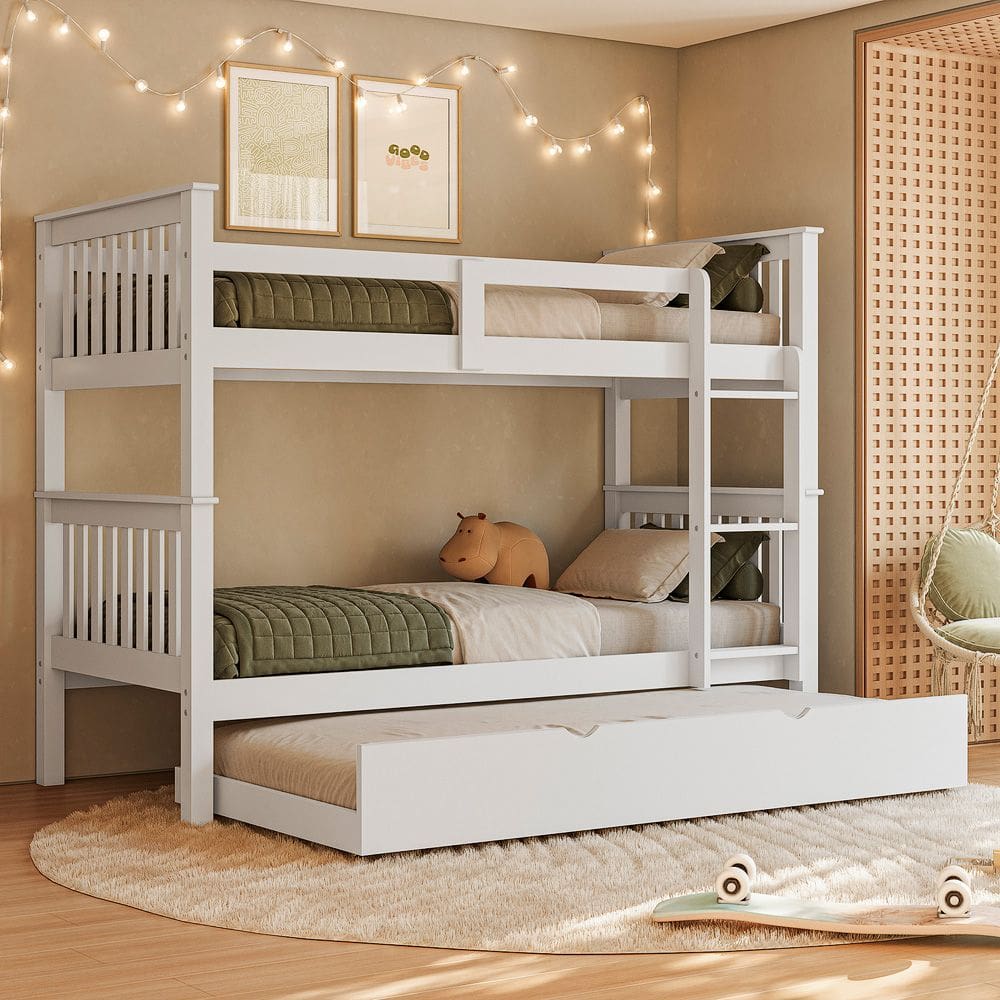 Treliche Solteiro De Madeira Maciça Com Cama Aux Woodstore