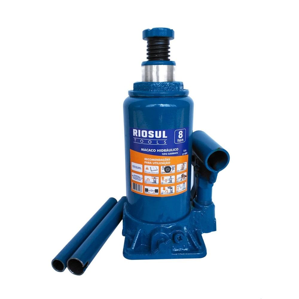 Macaco Hidráulico 8 Toneladas Riosul Tools