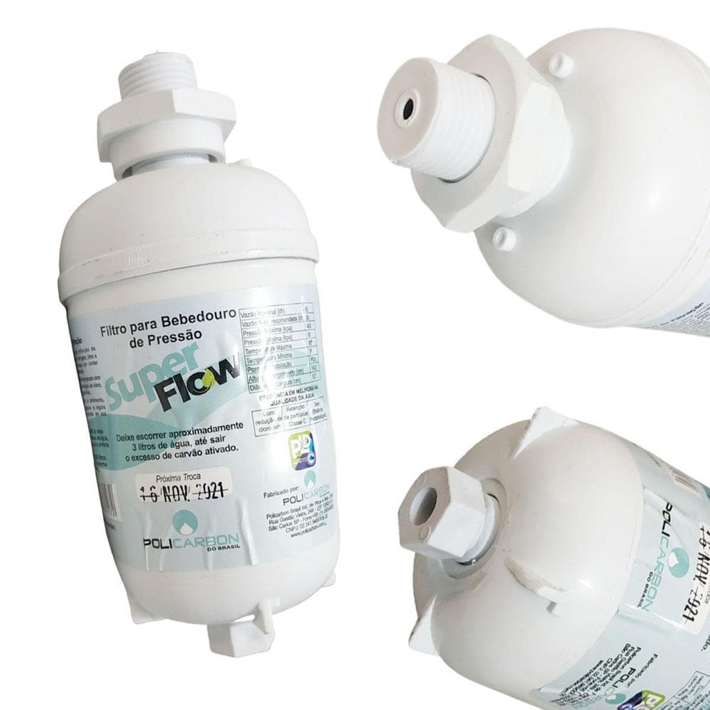 Kit 2 Filtro Refil Bebedouro Pressão Coluna Bag