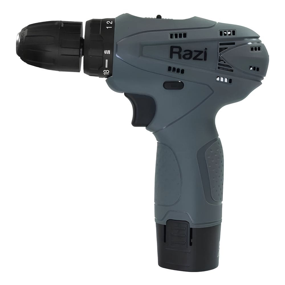 Furadeira Parafusadeira 12V com Luz LED, Controle de Torque e Kit de Acessórios 1400RPM