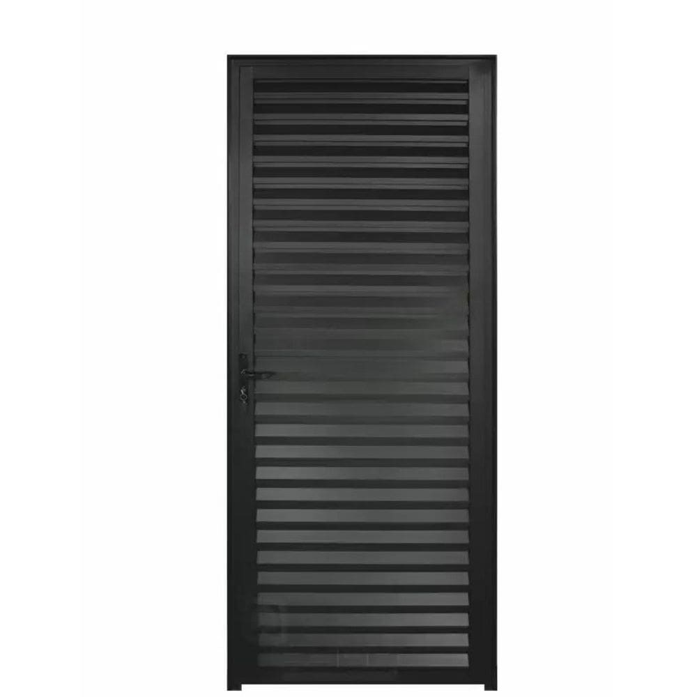 Porta palheta 2,10x80 lado DIREITO no alumínio preto