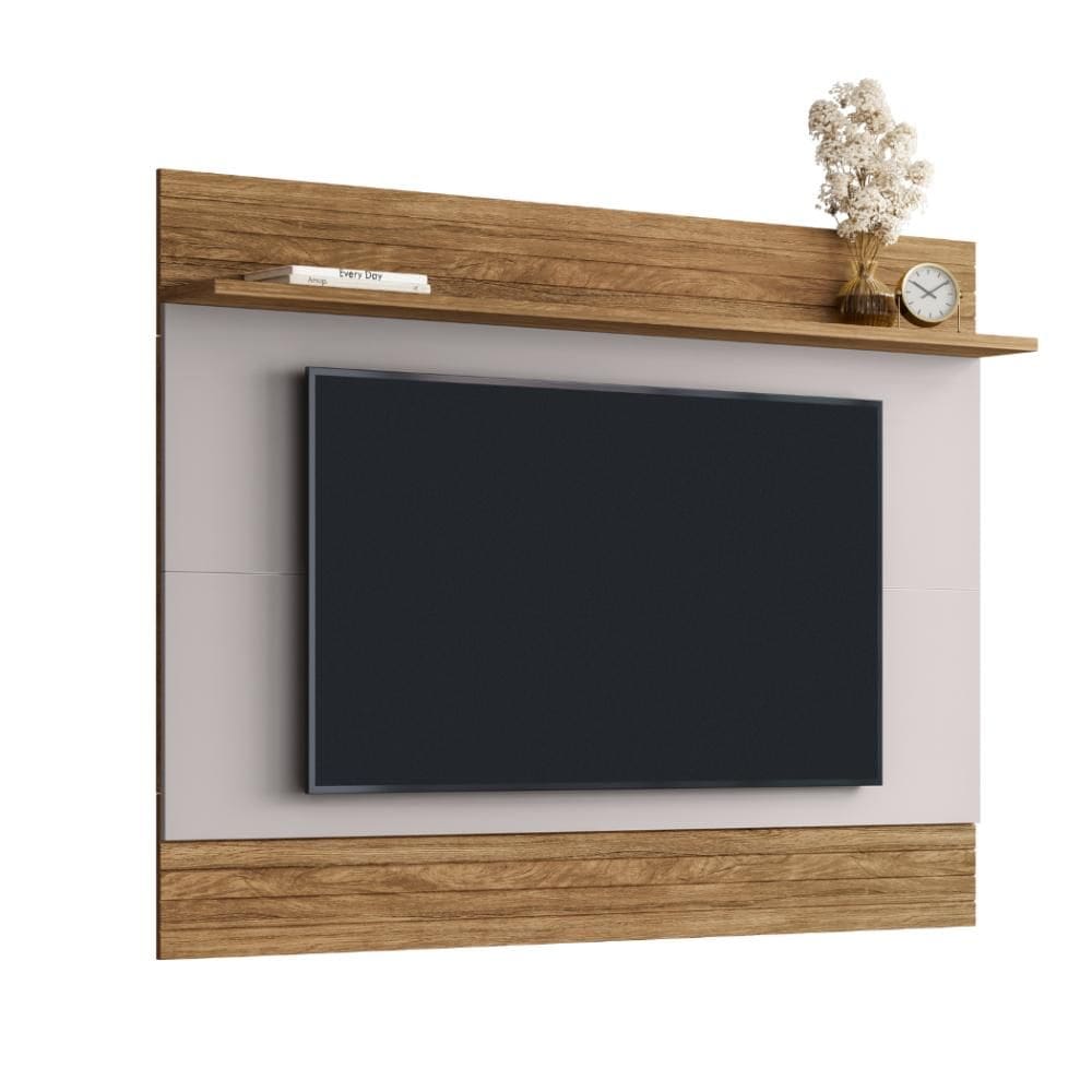 Painel para TV 75 Pol Icaraí Cinamomo Off White Bechara