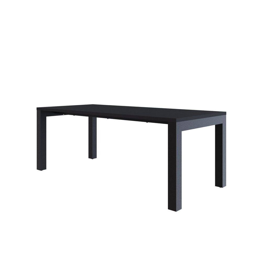 Mesa de Jantar Bronx U 200 cmx90x75cm Preto