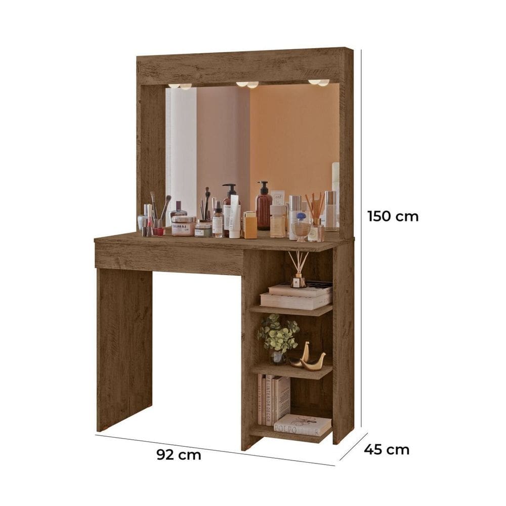 Penteadeira Camarim Eliza 1 Gaveta -150cm x 92cm | Extra