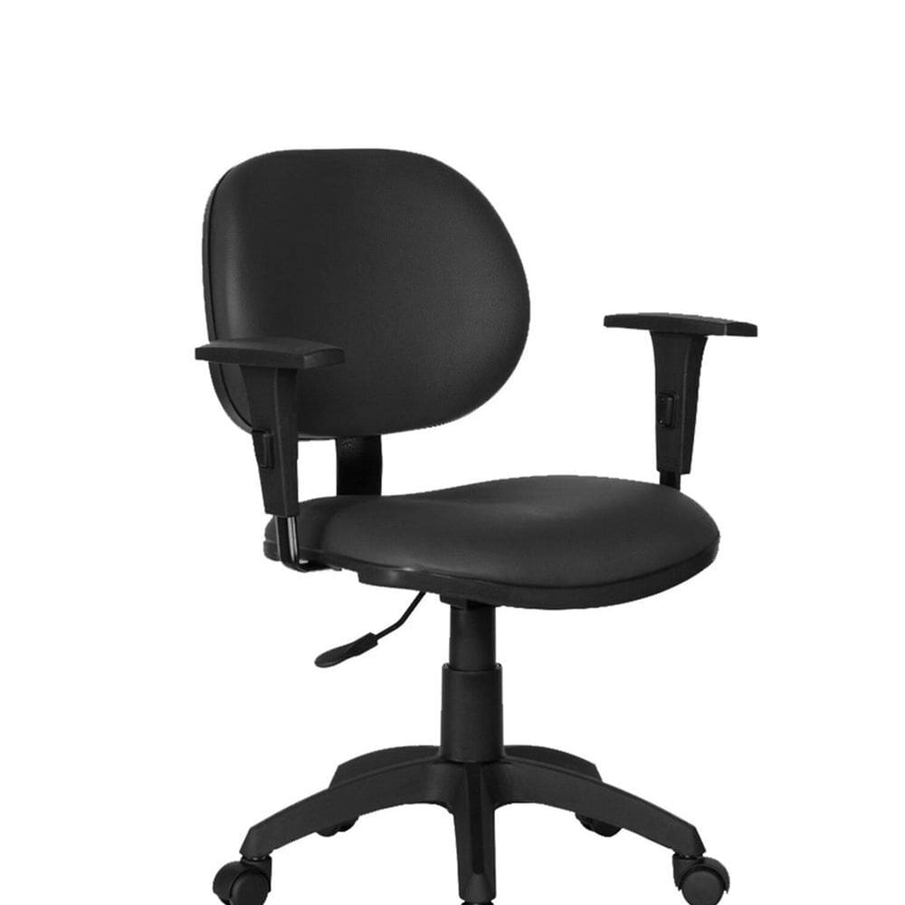 Cadeira Giratória Internauta com Braço - N36ls05pt25pt Preto