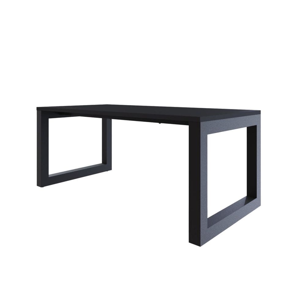 Mesa de Jantar Bronx 180cmx90cmx75 cm Preto