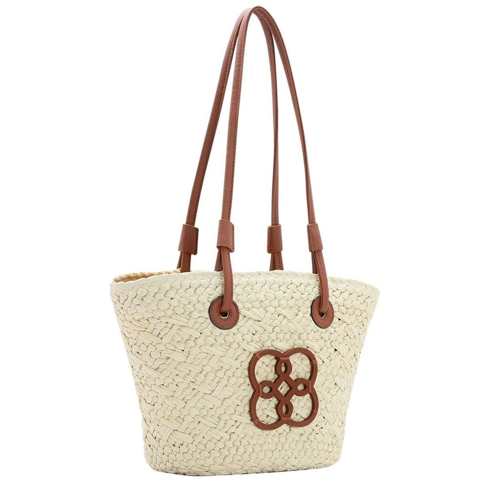 Bolsa Feminina Ombro Palha Moda Praia Moderna Chenson
