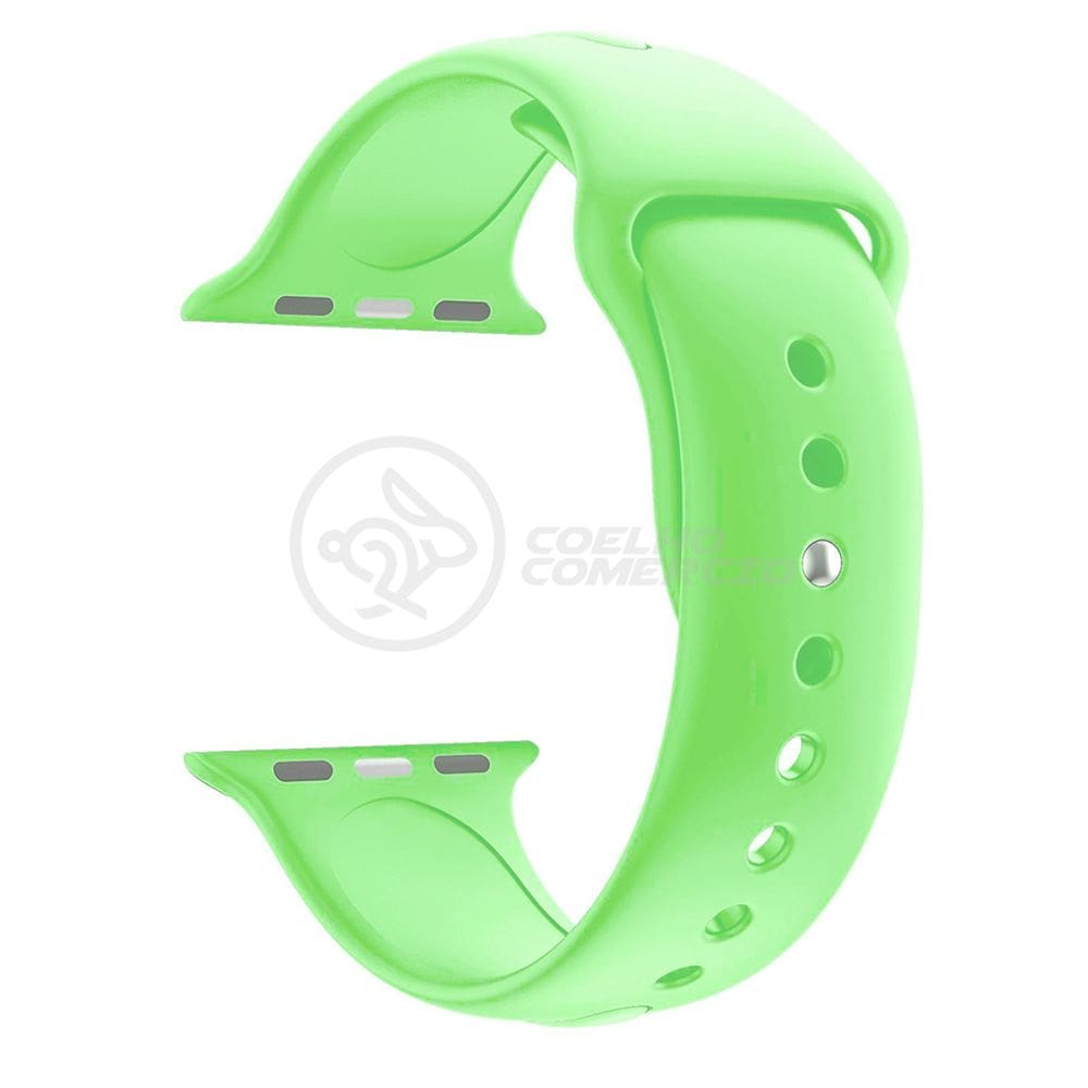 Pulseira Silicone para IWO Smartwatch 42mm e 44mm - Verde