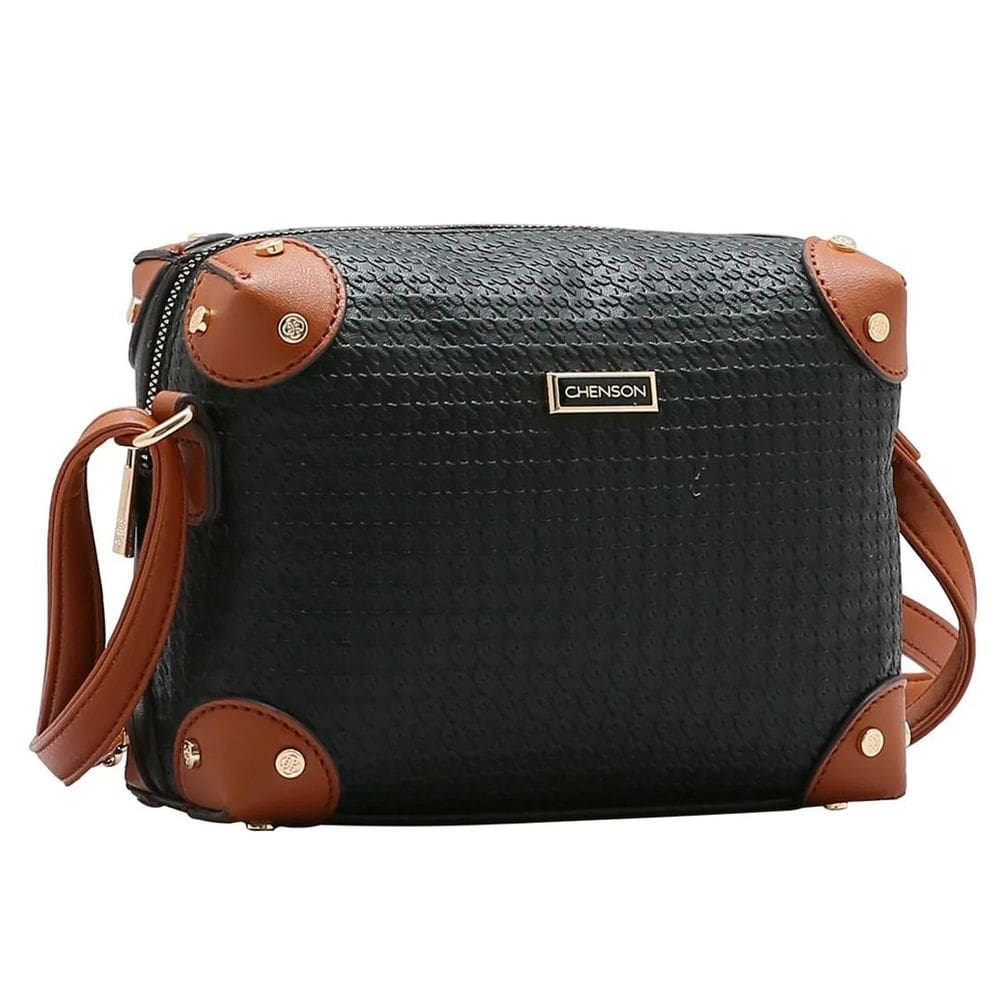 Bolsa Feminina Alça Transversal Textura Delicada Chenson