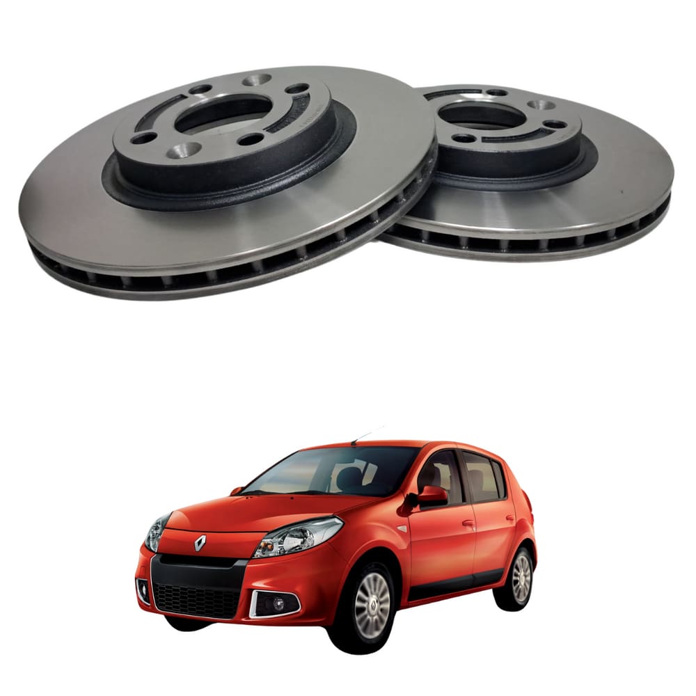 Disco De Freio Dianteiro Ventilado Fremax Renault Logan 1.6 2019