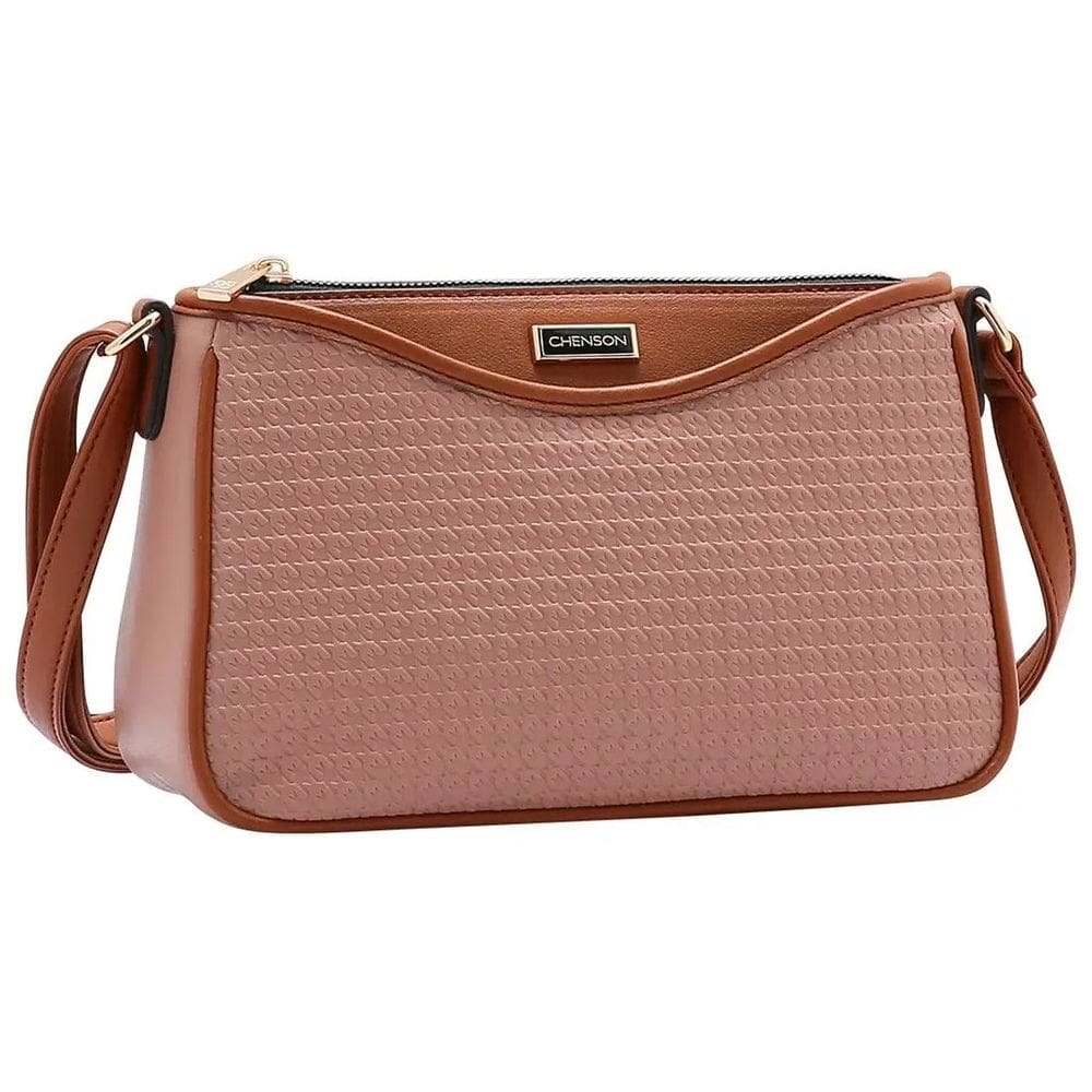 Bolsa Feminina Transversal Elegante Prática Textura Chenson