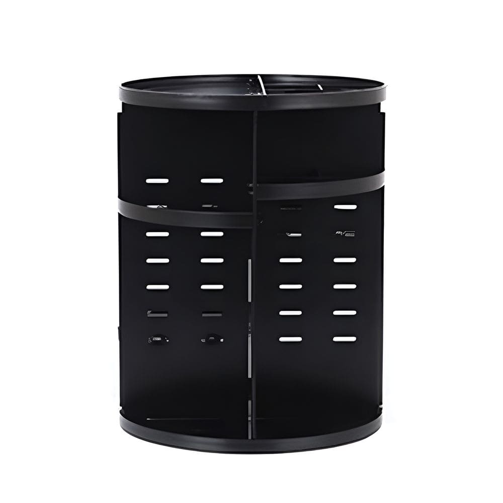 Organizador Porta Maquiagem Giratório 360° Ajustável Multifuncional Preto